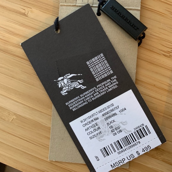 Burberry Brit Black Pleated Skirt - Picture 6 of 6